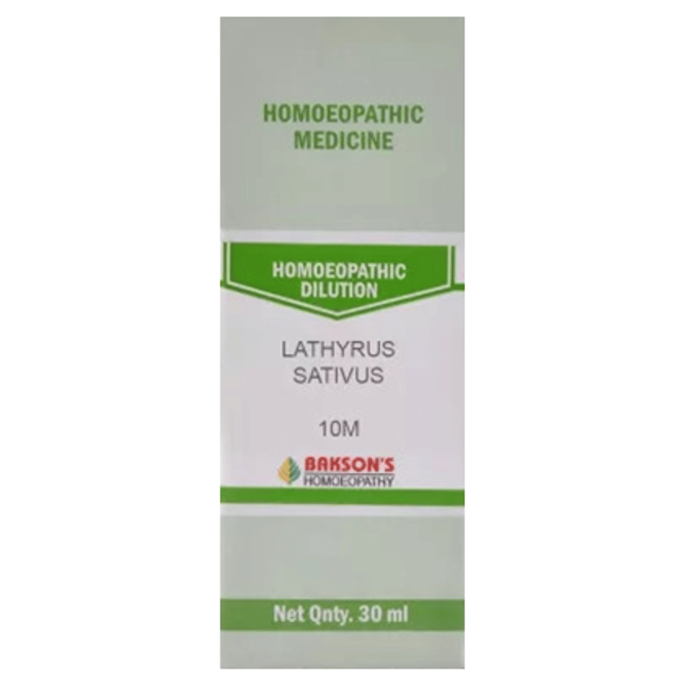 Bakson's Homeopathy Lathyrus Sativus Dilution 10M bottle of 30 ml Dilution