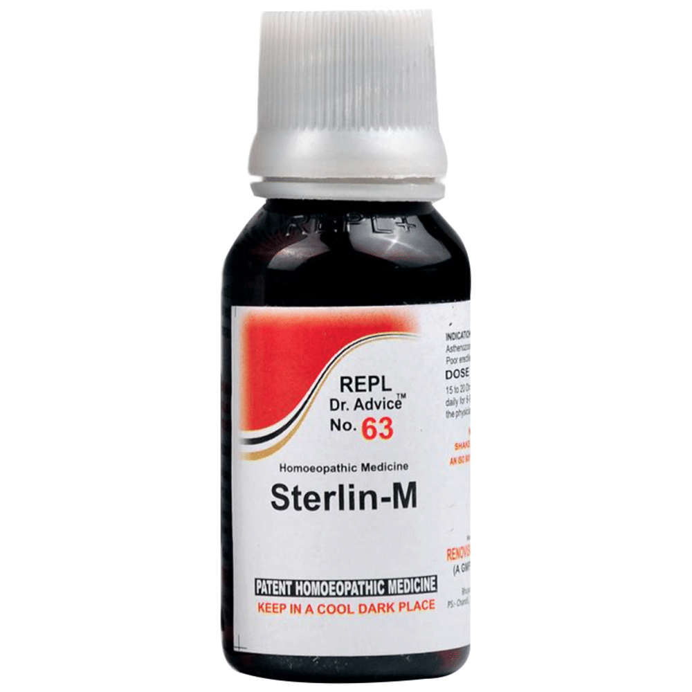 REPL Dr. Advice No.63 Sterlin-M Drop bottle of 30 ml Drop REPL Dr. Advice No.63 Sterlin-M Drop bottle of 30 ml Drop