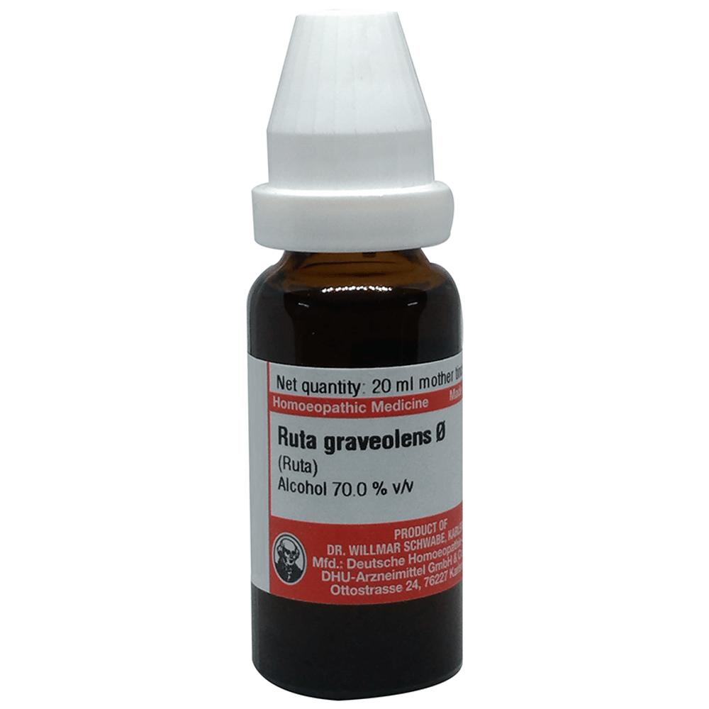 Dr Willmar Schwabe Germany Ruta Graveolens Mother Tincture Q bottle of 20 ml Mother Tincture