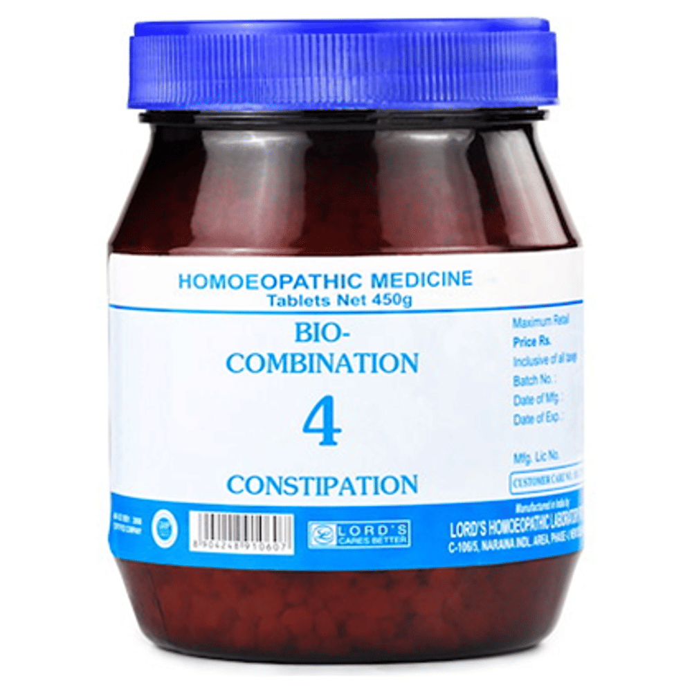 Lord's Bio-Combination 4 Tablet bottle of 450 gm Biocombination Tablet