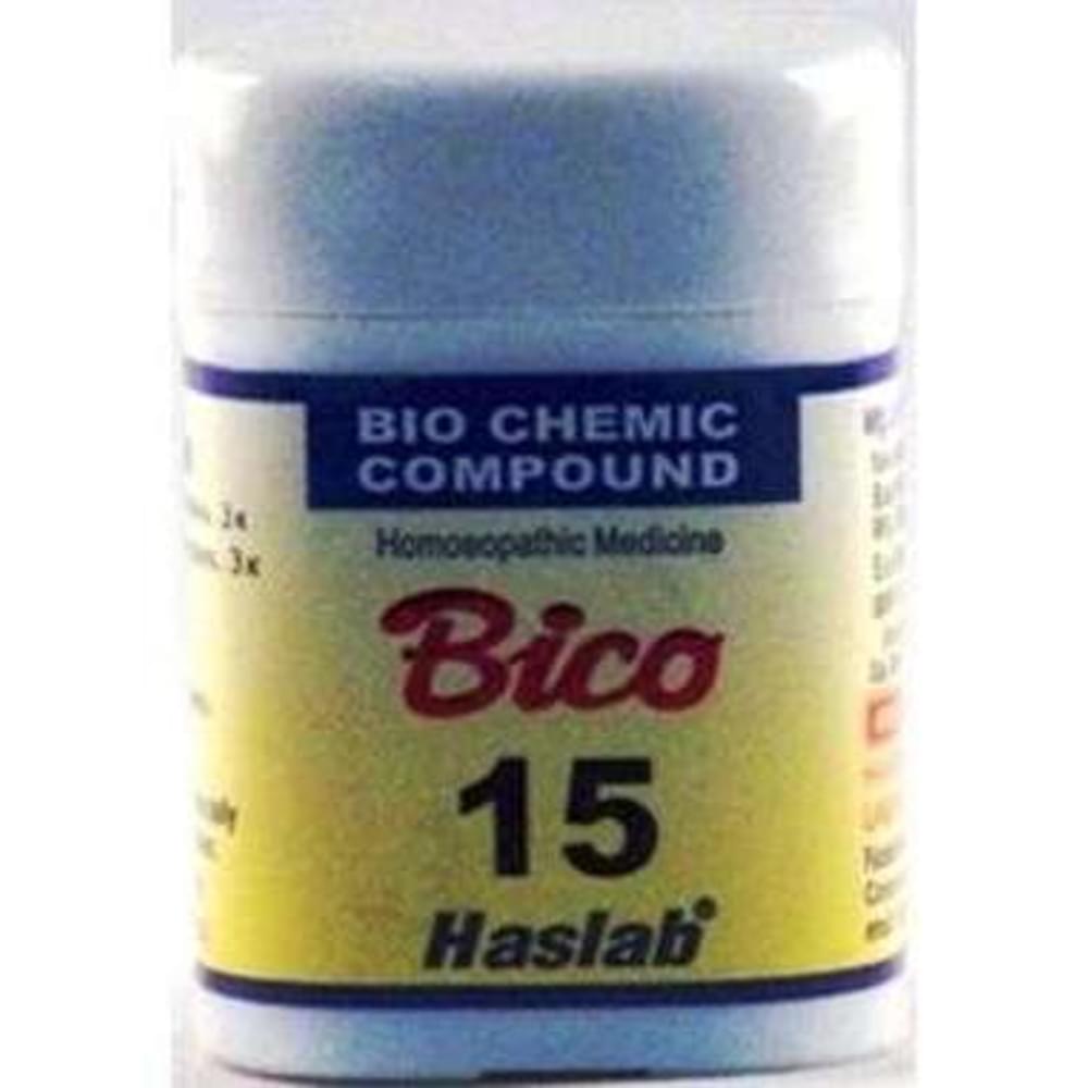 Haslab Bico 15 Biochemic Compound Tablet bottle of 20 gm Tablet Haslab Bico 15 Biochemic Compound Tablet bottle of 20 gm Tablet