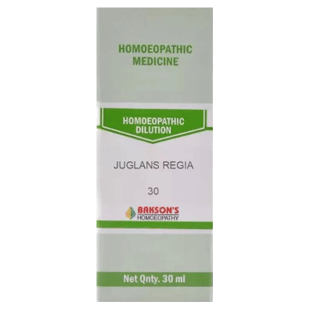 Bakson's Homeopathy Juglans Regia Dilution 30 bottle of 30 ml Dilution