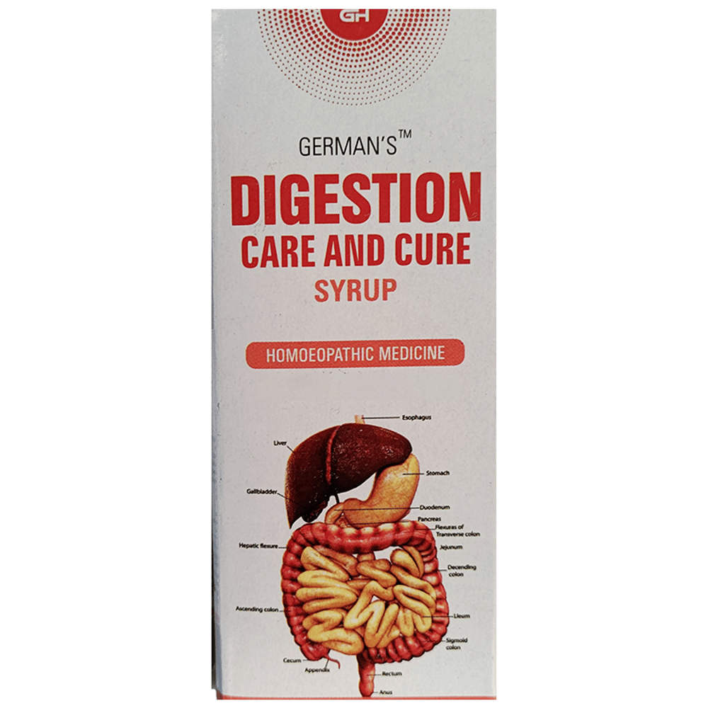German's Digestion Care and Cure Syrup bottle of 200 ml Syrup