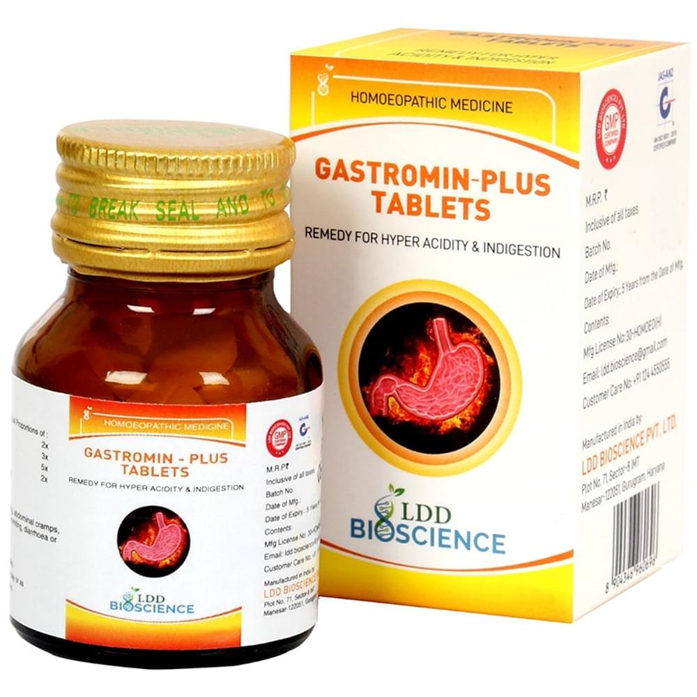 LDD Bioscience Gastromin-Plus Tablet bottle of 25 gm Tablet