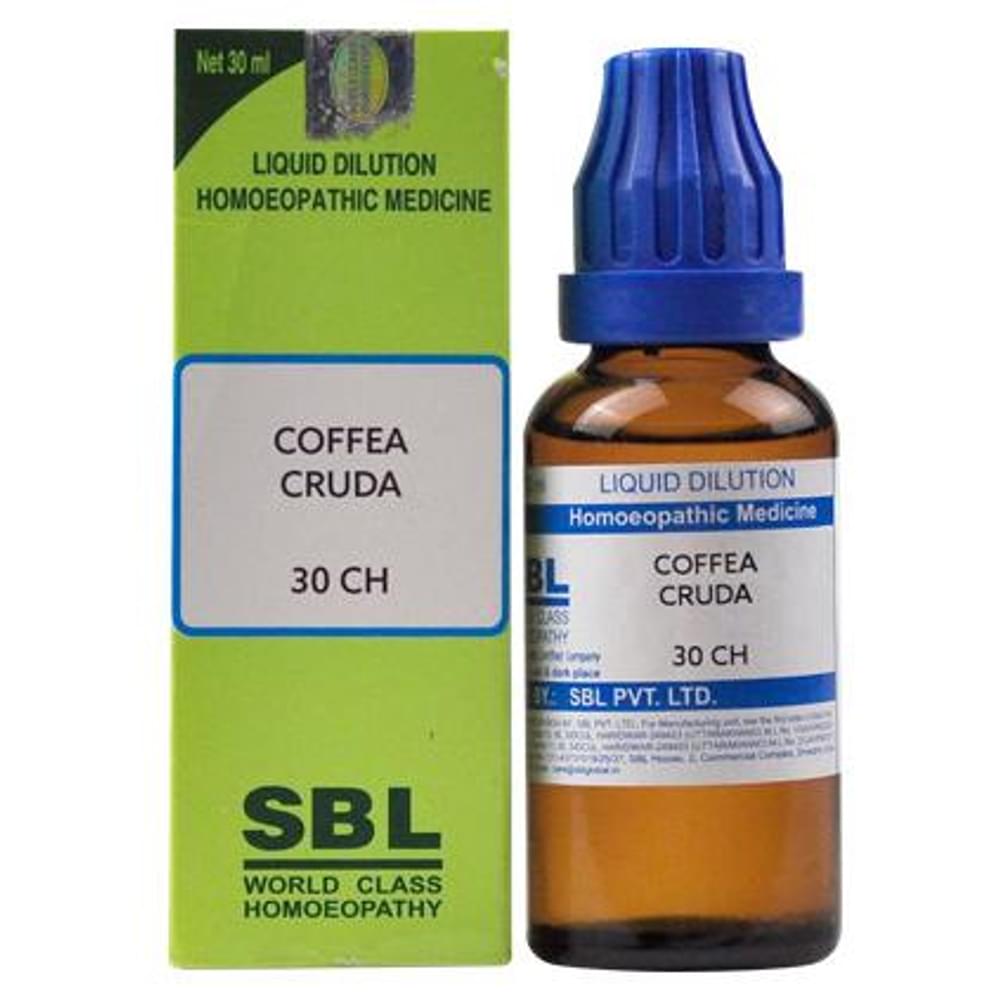 SBL Coffea Cruda Dilution 30 CH bottle of 30 ml Dilution