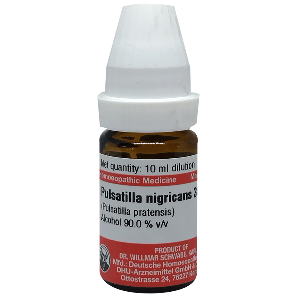 Dr Willmar Schwabe Germany Pulsatilla Nigricans Dilution 30 bottle of 10 ml Dilution
