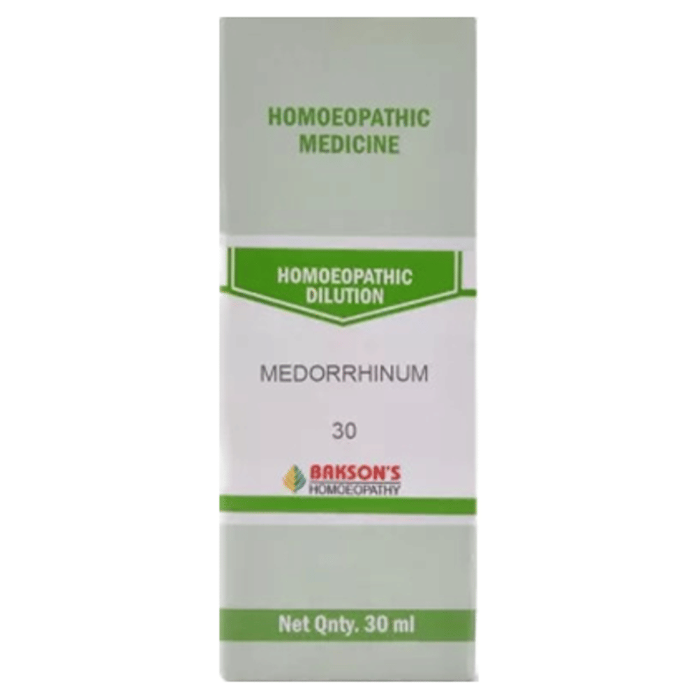Bakson's Homeopathy Medorrhinum Dilution 30 bottle of 30 ml Dilution