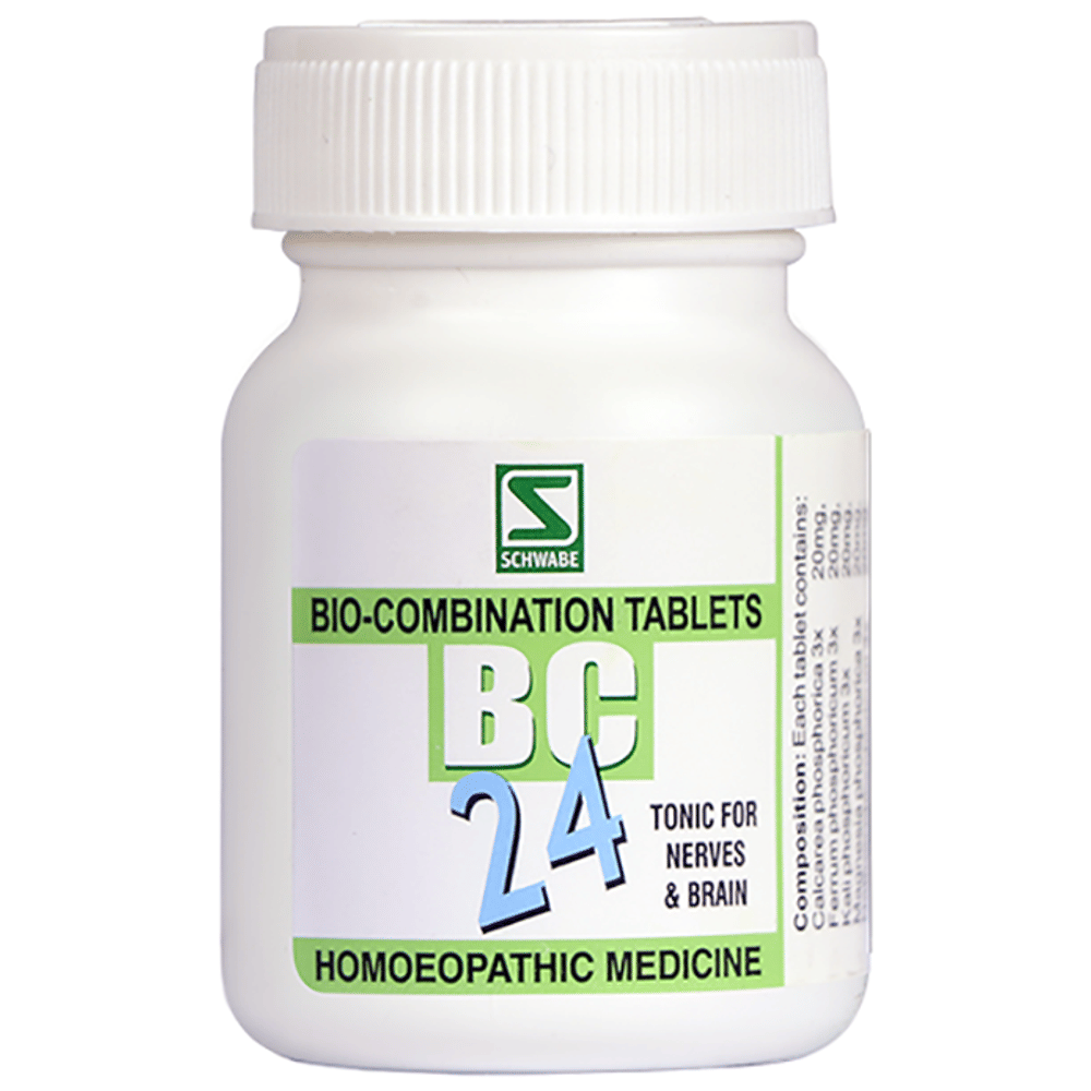 Dr Willmar Schwabe India Bio-Combination 24 (BC 24) Tablet bottle of 20 gm Biocombination Tablet