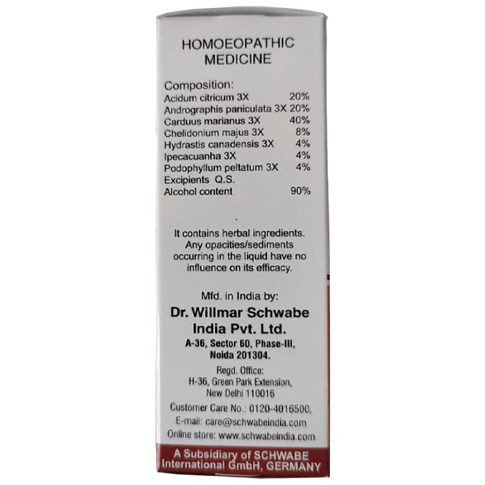 Dr Willmar Schwabe India Aplha-Liv Drop bottle of 30 ml Drop