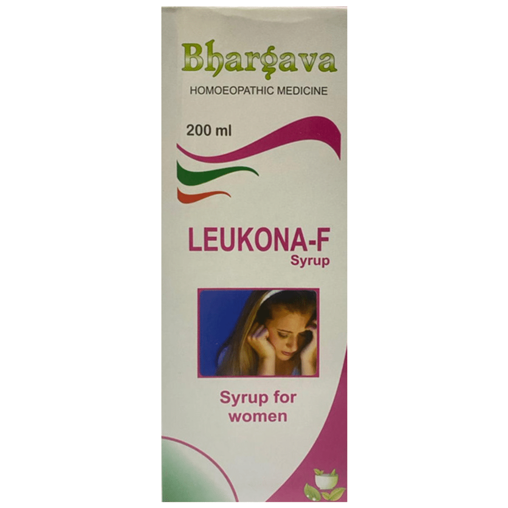 Bhargava Leukona-F Syrup bottle of 200 ml Syrup