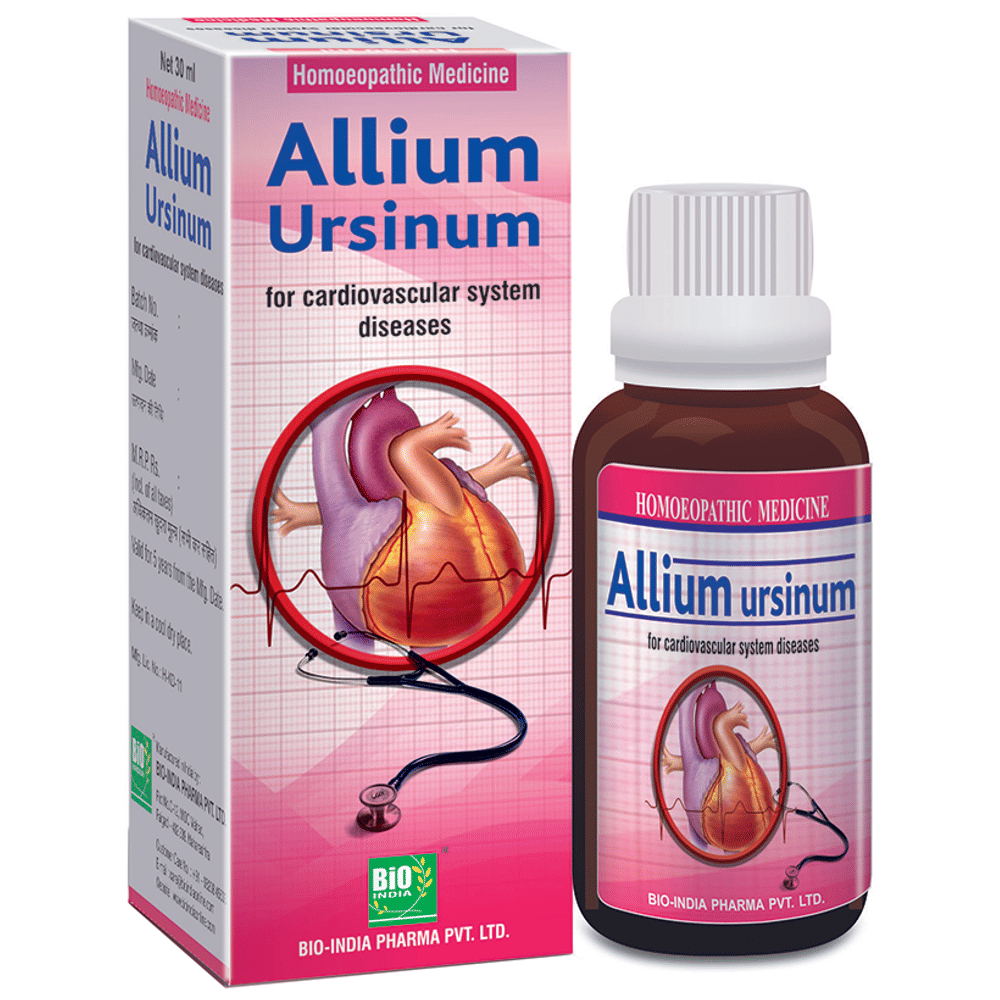 Bio India Allium Ursinum Mother Tincture Q bottle of 30 ml Mother Tincture