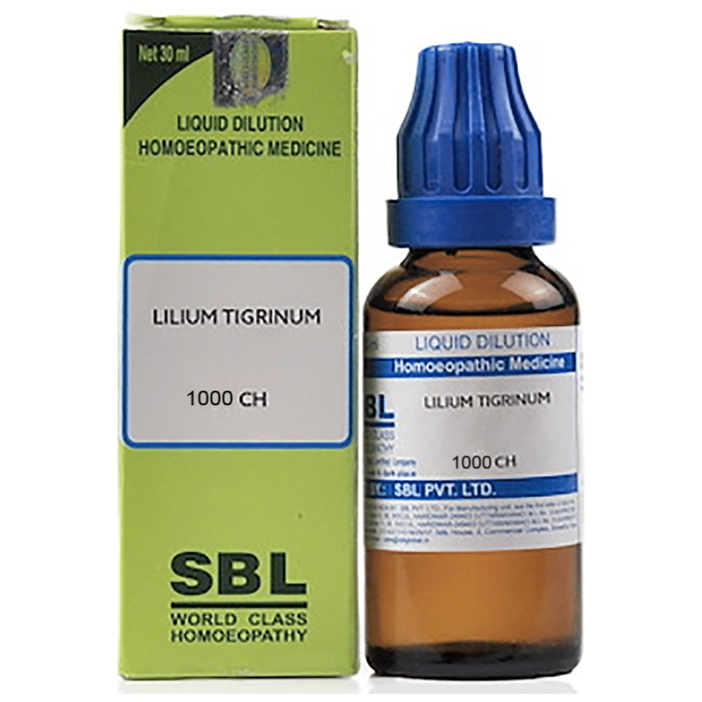 SBL Lilium Tigrinum Dilution 1000 CH bottle of 30 ml Dilution