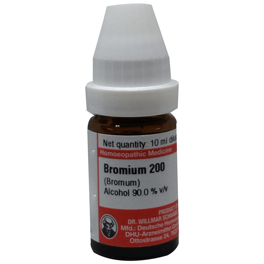Dr Willmar Schwabe Germany Bromium Dilution 200 bottle of 10 ml Dilution