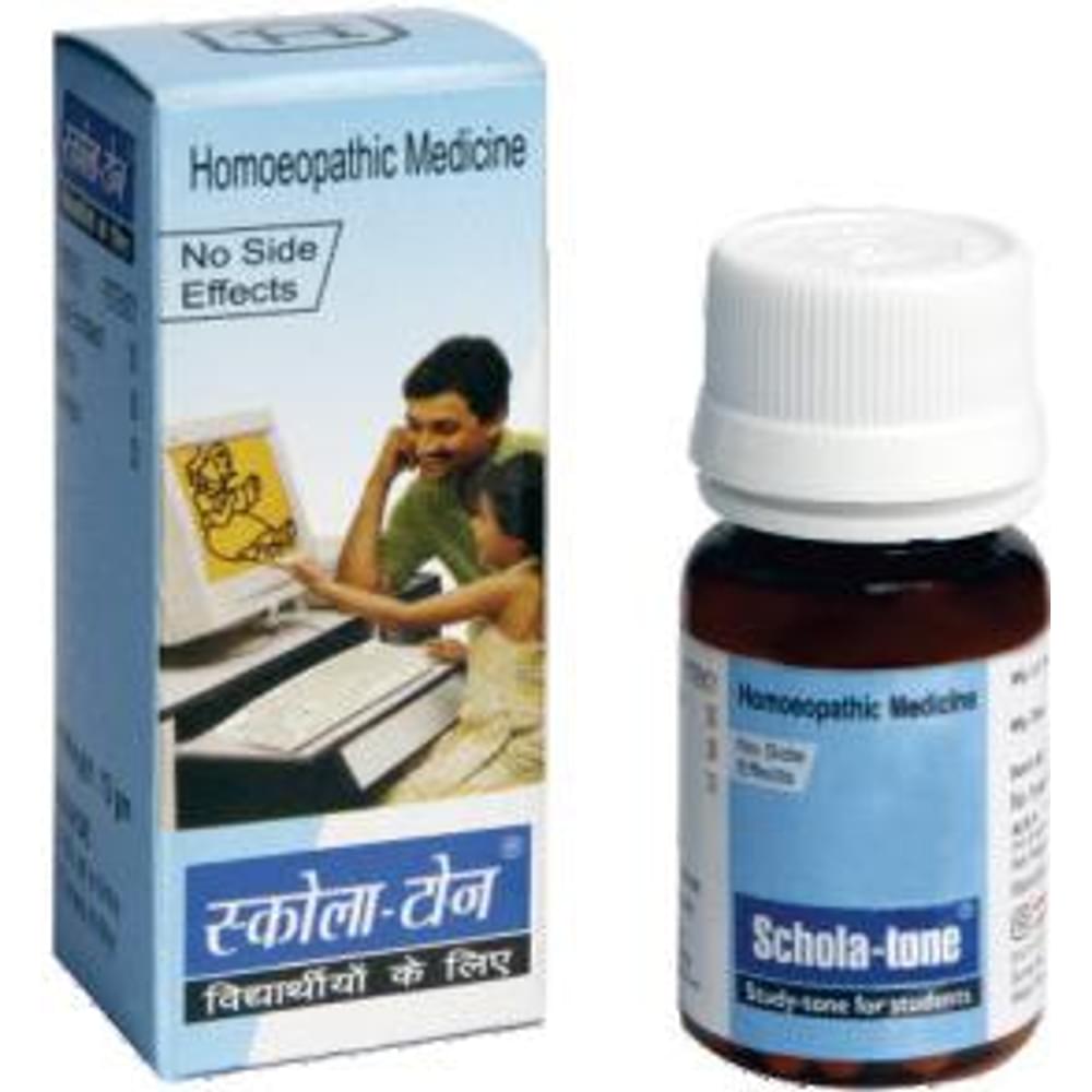 Homoeo Laboratories Schola-Tone Pills bottle of 10 gm Tablet