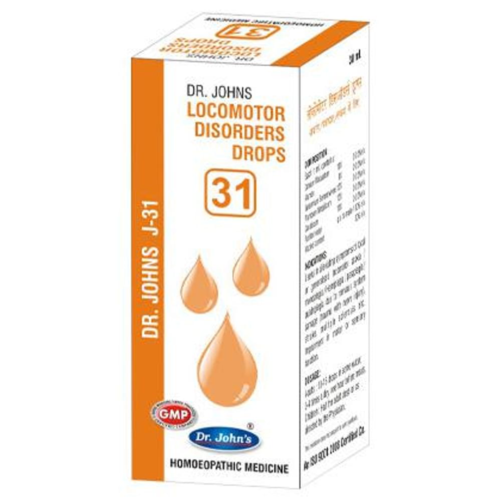 Dr. Johns J-31 Locomotor Disorders Drop bottle of 30 ml Drop Dr. Johns J-31 Locomotor Disorders Drop bottle of 30 ml Drop