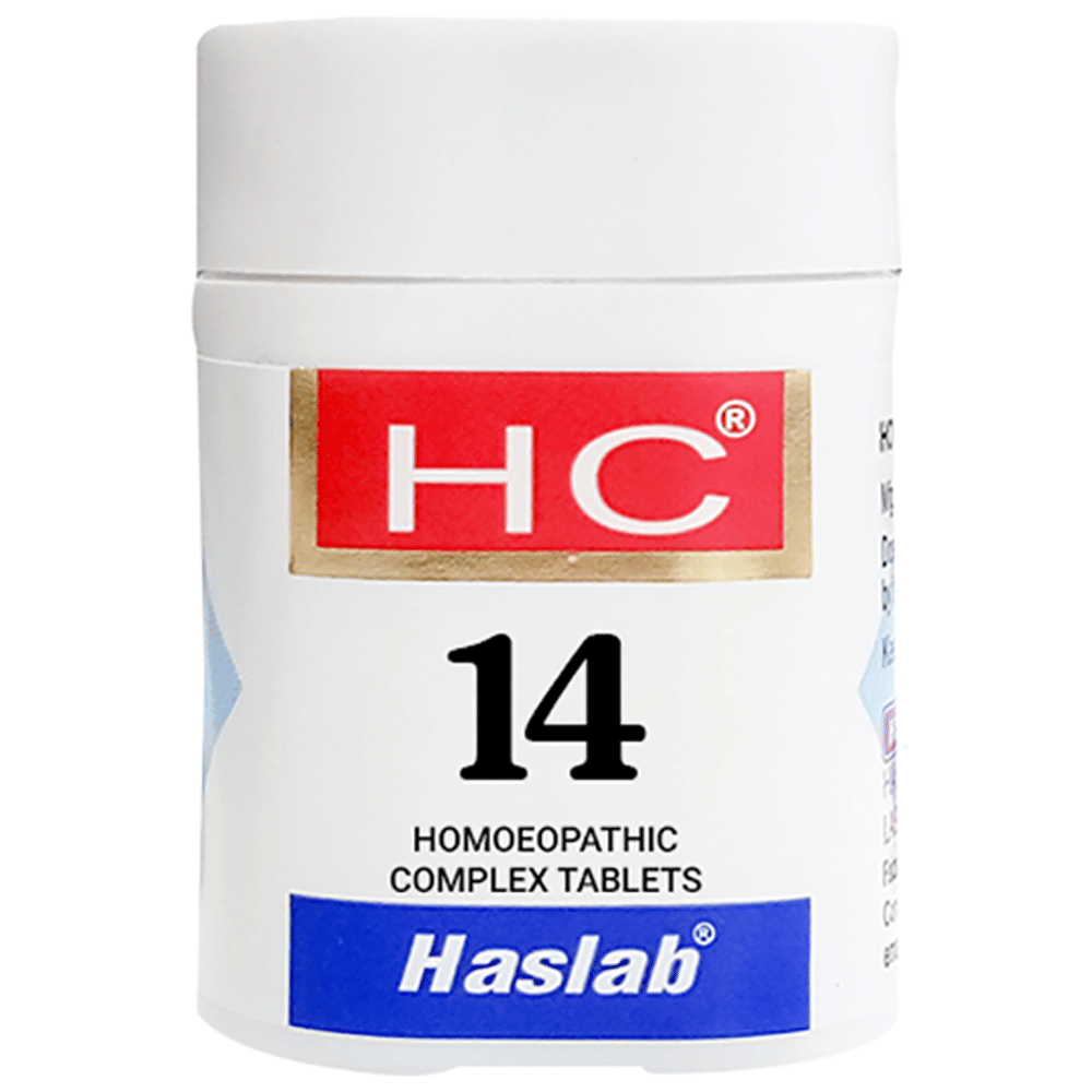 Haslab HC 14 Eupatorium Complex Tablet bottle of 550 gm Tablet Haslab HC 14 Eupatorium Complex Tablet bottle of 550 gm Tablet