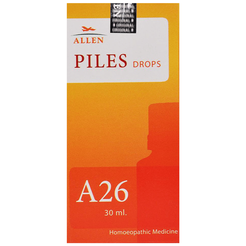 Allen A26 Piles Drop bottle of 30 ml Drop