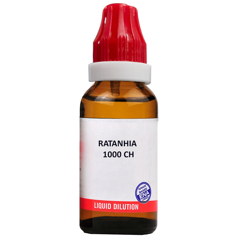 Bjain Ratanhia Dilution 1000 CH bottle of 100 ml Dilution