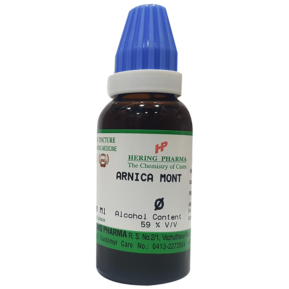 Hering Pharma Arnica Mont Mother Tincture Q bottle of 30 ml Mother Tincture