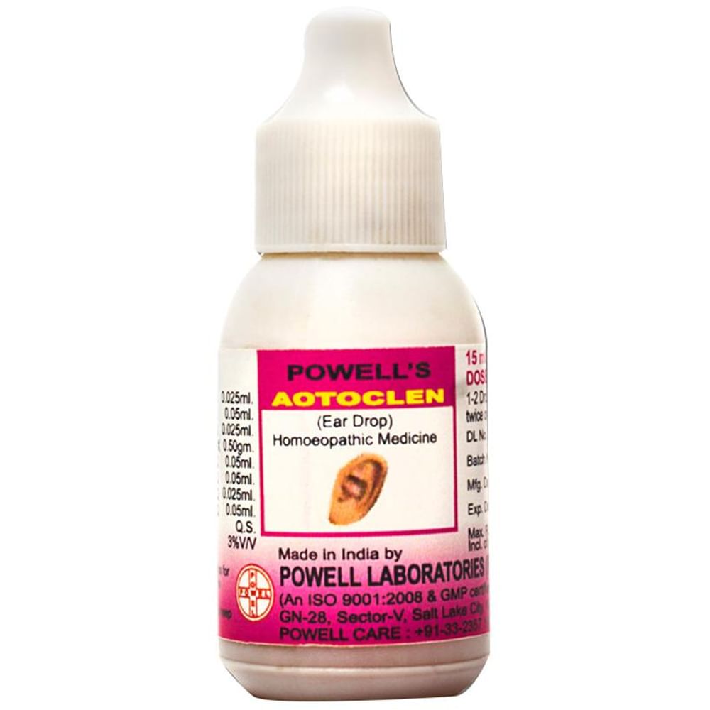 Powell's Aotoclen Ear Drop bottle of 15 ml Ear Drop
