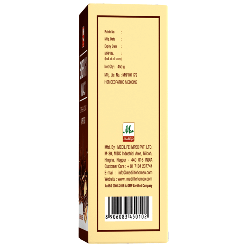 Homeopaths Energy Malt General Tonic Chocolate bottle of 450 gm Tonic