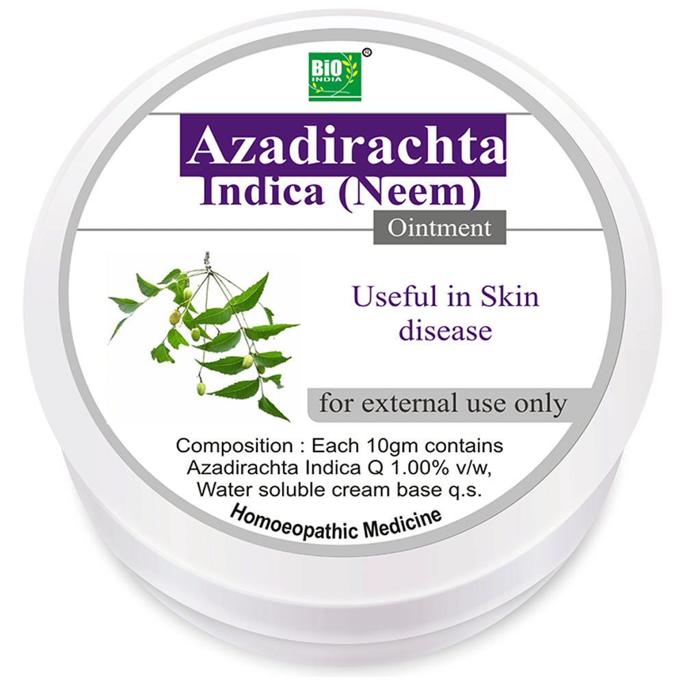 Bio India Azardiracta Indica (Neem) Ointment jar of 30 gm Ointment