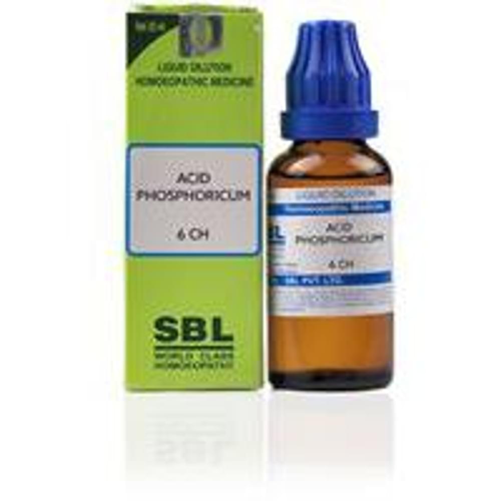 SBL Acidum Phosphoricum Dilution 6 CH bottle of 30 ml Dilution SBL Acidum Phosphoricum Dilution 6 CH bottle of 30 ml Dilution