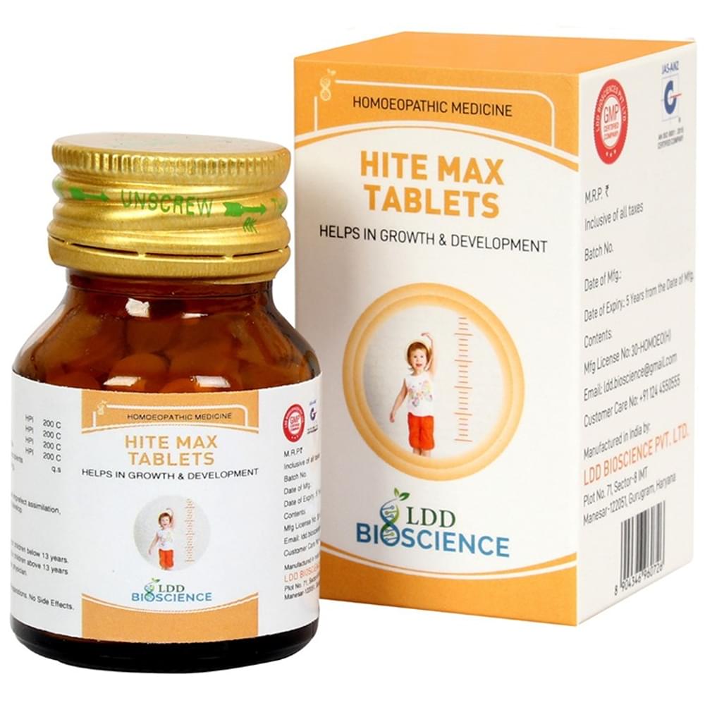 LDD Bioscience Hite Max Tablet bottle of 25 gm Tablet