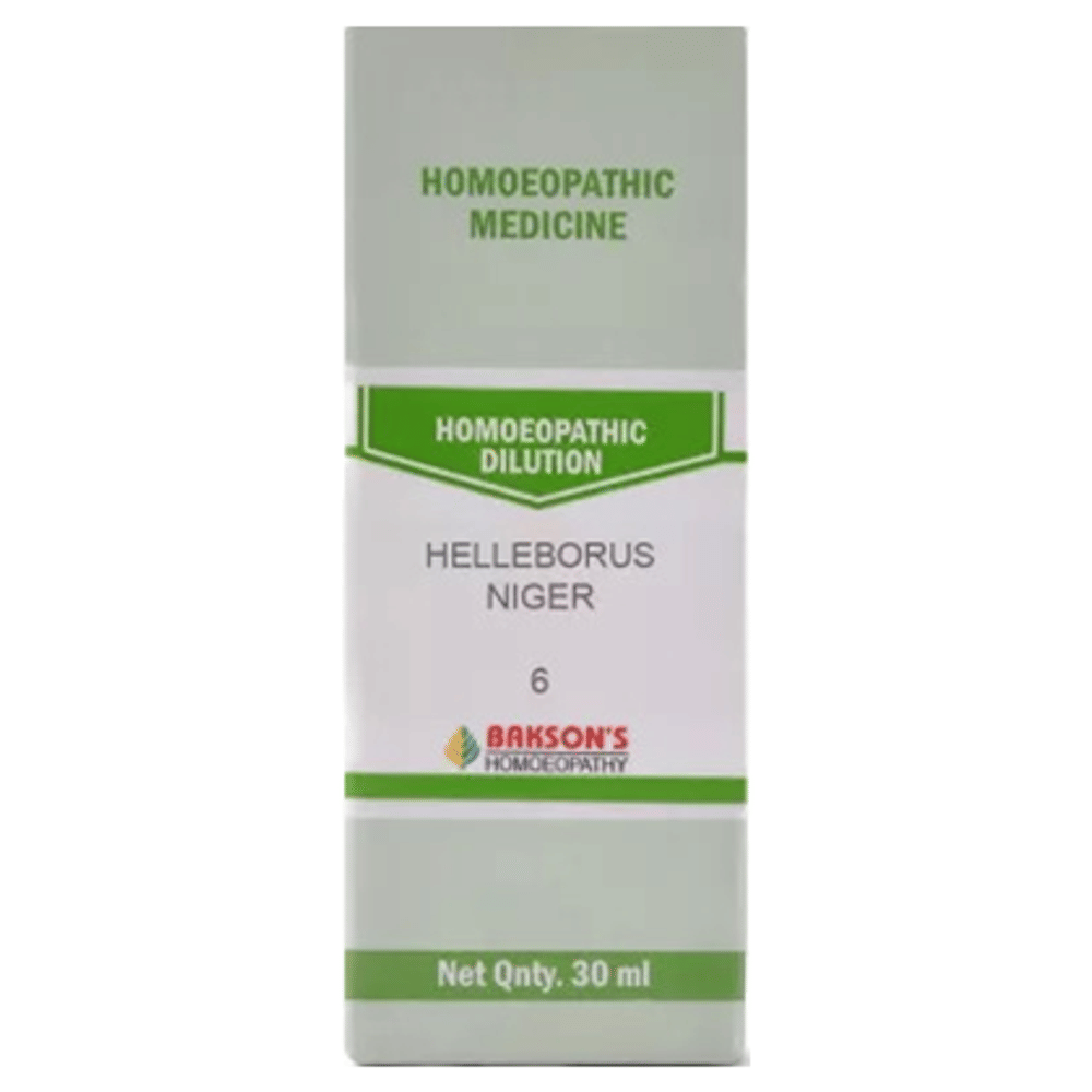 Bakson's Homeopathy Helleborus Niger Dilution 6 CH bottle of 30 ml Dilution