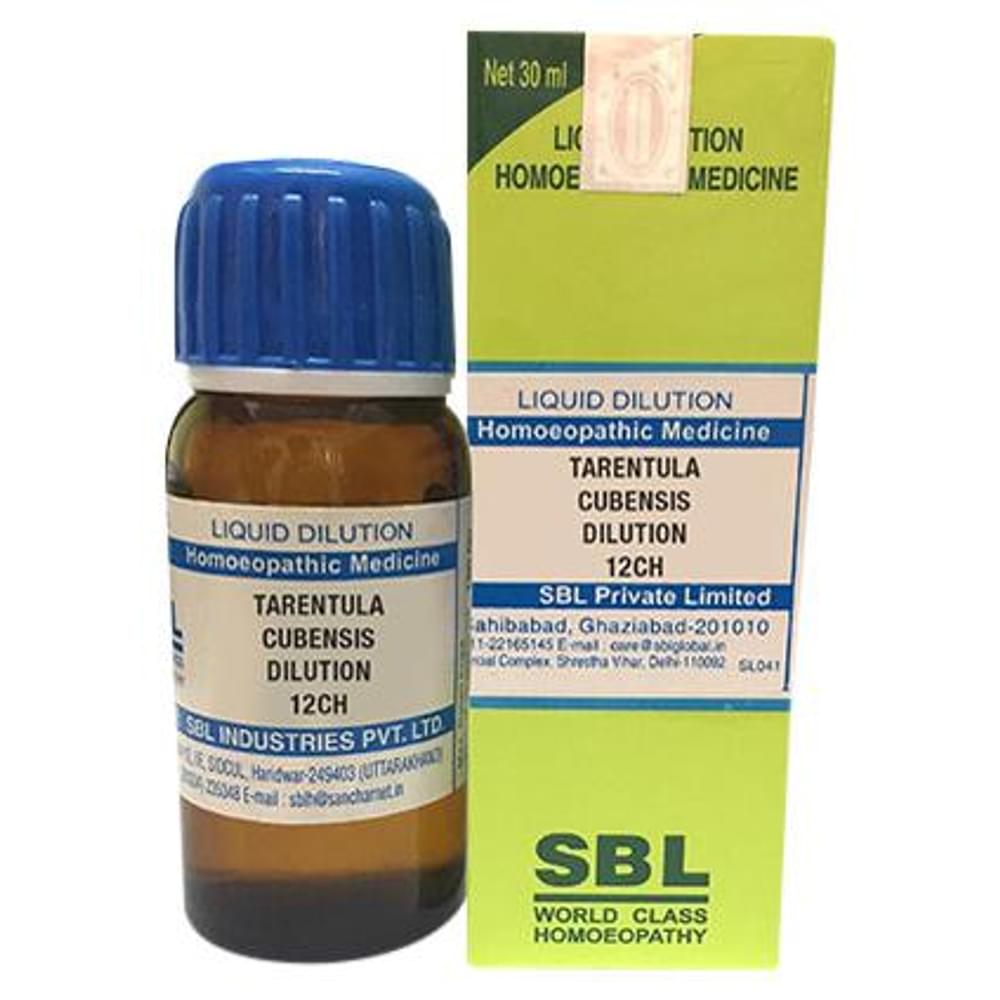 SBL Tarentula Cubensis Dilution 12 CH bottle of 30 ml Dilution SBL Tarentula Cubensis Dilution 12 CH bottle of 30 ml Dilution