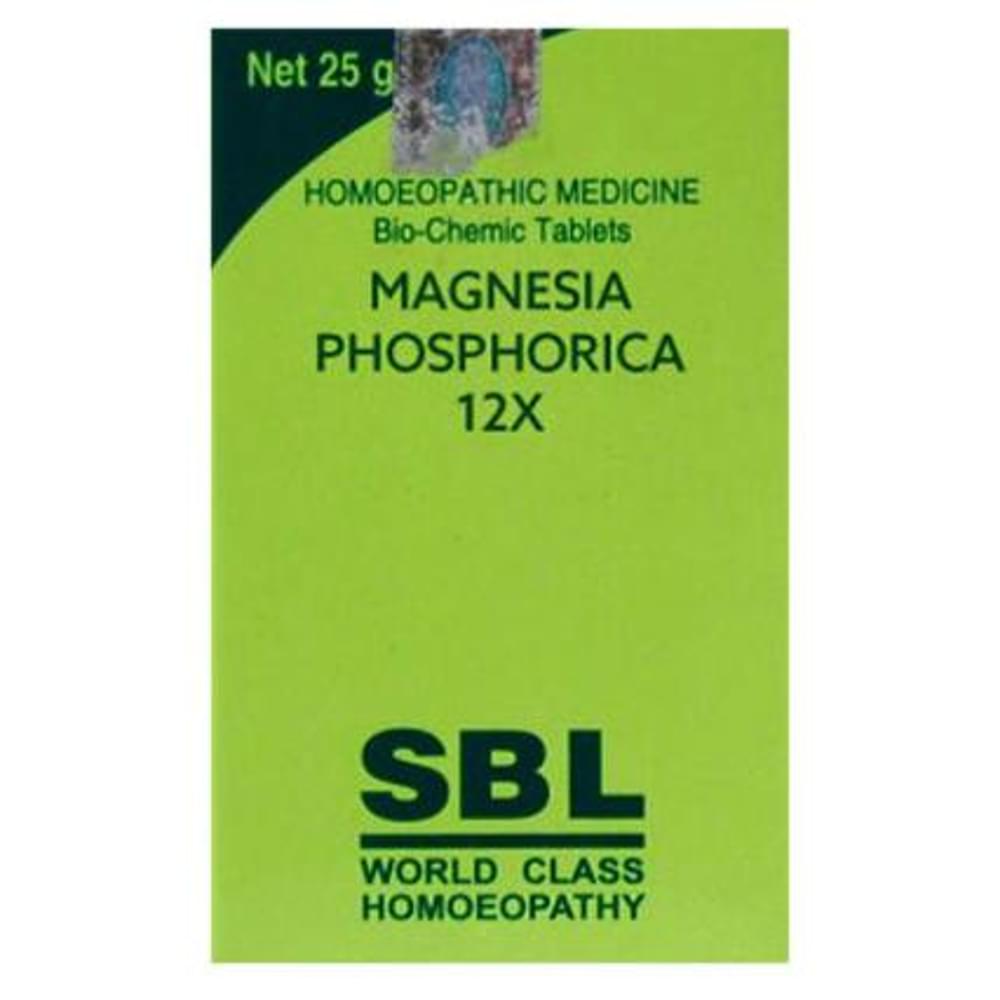 SBL Magnesia Phosphorica Biochemic Tablet 12X bottle of 25 gm Biochemic Tablet