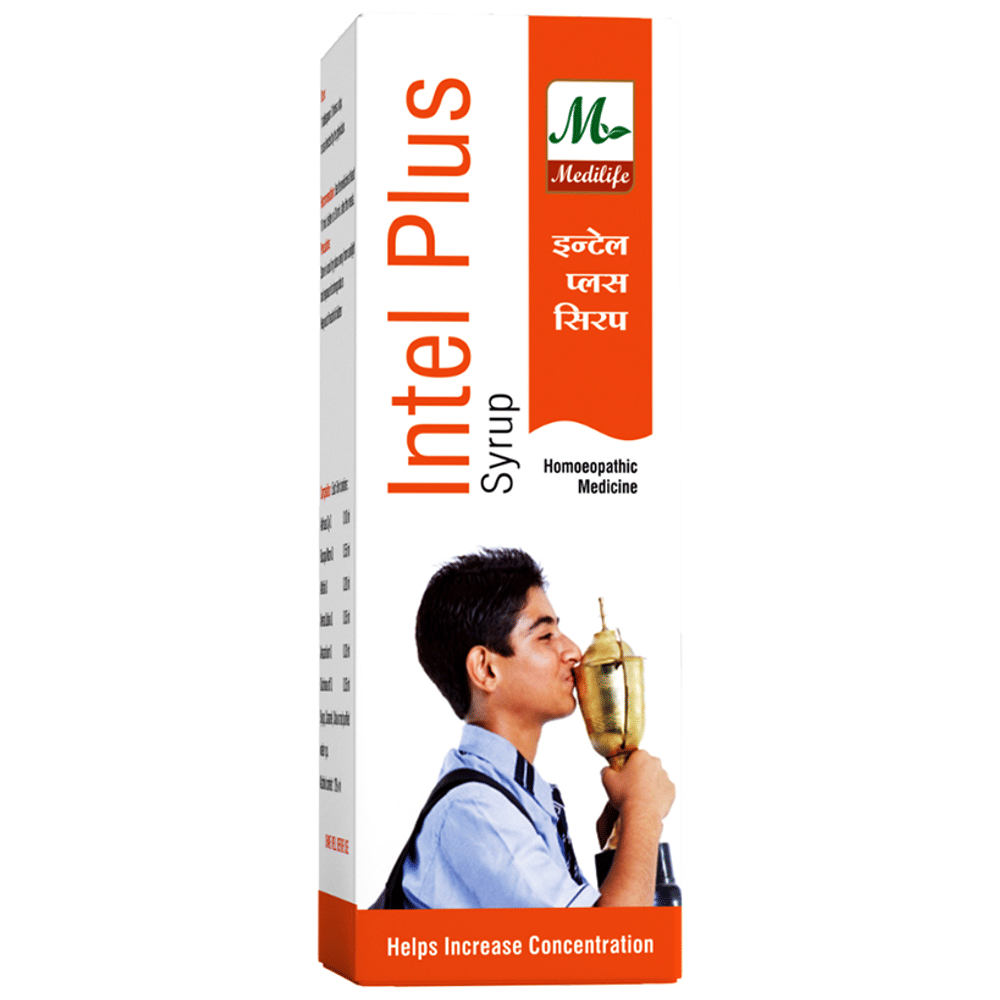 Medilife Intel Plus Syrup (200ml Each) box of 1 Bottle