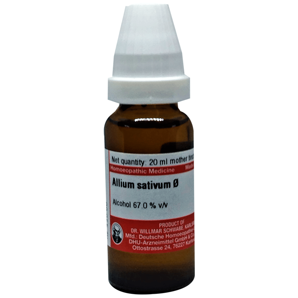 Dr Willmar Schwabe Germany Allium Sativum Mother Tincture Q bottle of 20 ml Mother Tincture Dr Willmar Schwabe Germany Allium Sativum Mother Tincture Q bottle of 20 ml Mother Tincture