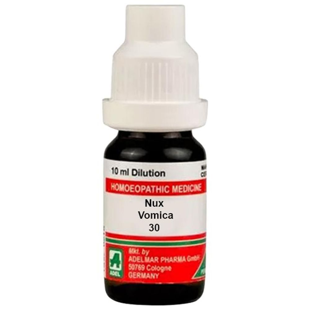 ADEL Nux Vomica Dilution 30 CH bottle of 10 ml Dilution