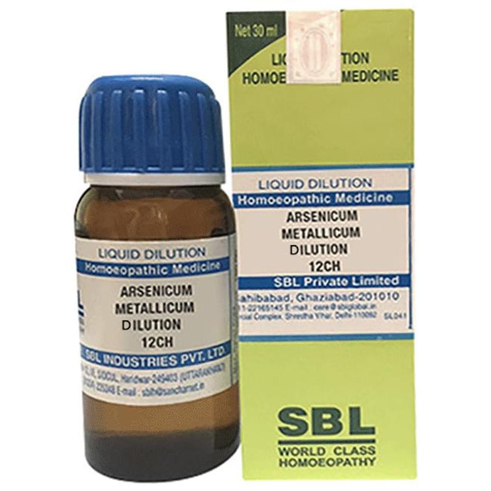 SBL Arsenicum Metallicum Dilution 12 CH bottle of 30 ml Dilution