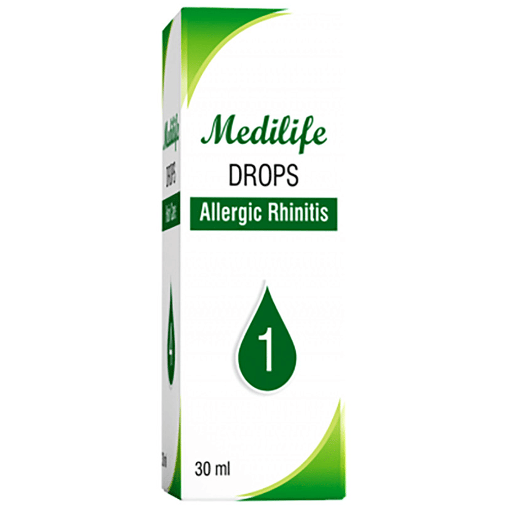 Medilife No 1 Allergic Rhinitis Drop (30ml Each) box of 1 Bottle
