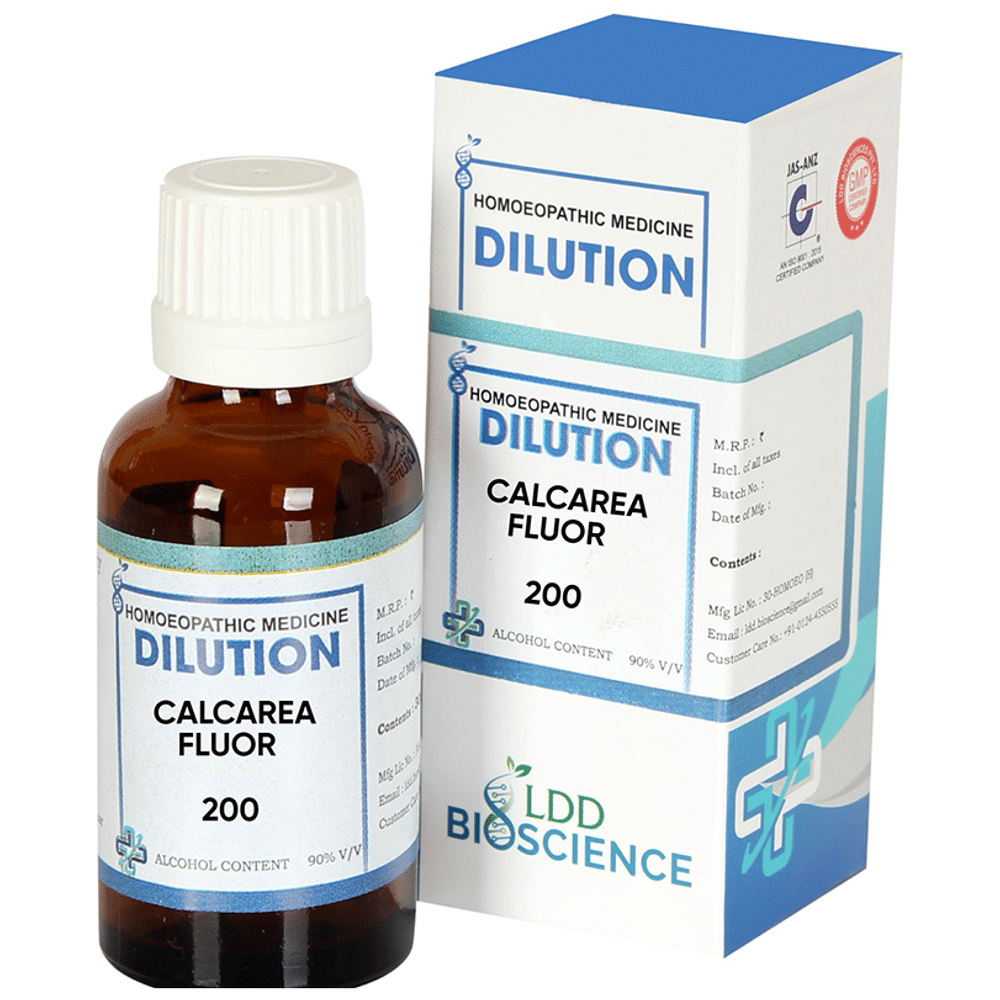 LDD Bioscience Calcarea Fluor Dilution 200 bottle of 30 ml Dilution