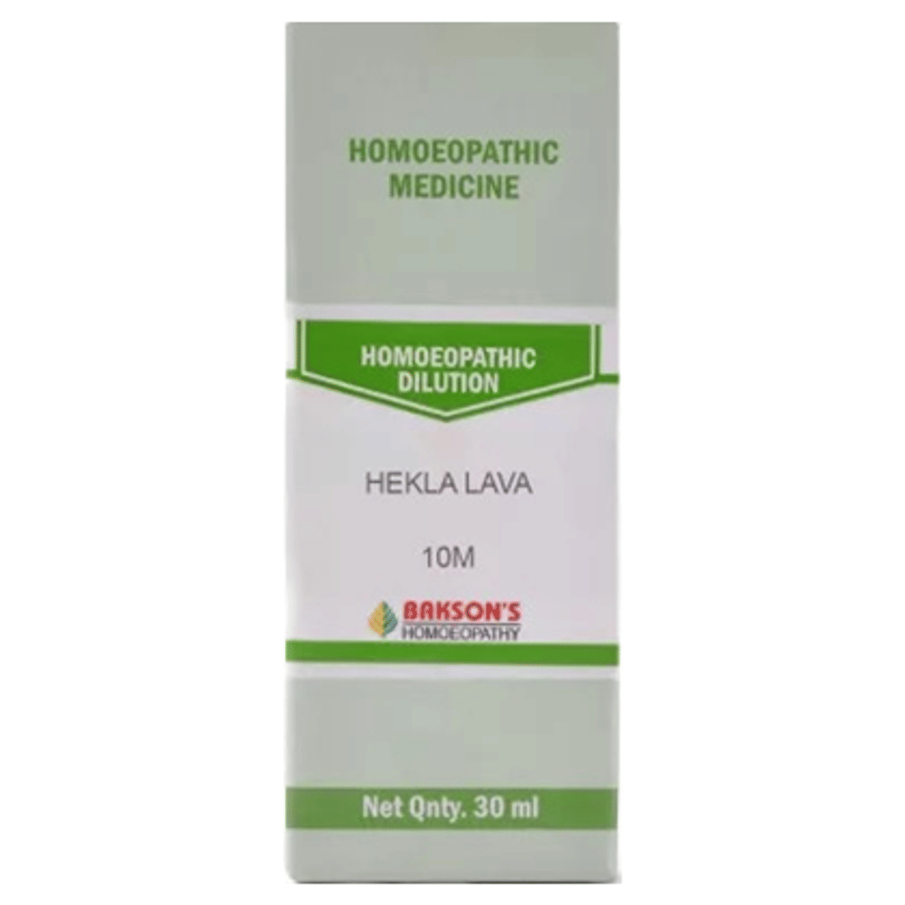 Bakson's Homeopathy Hekla Lava Dilution 10M bottle of 30 ml Dilution