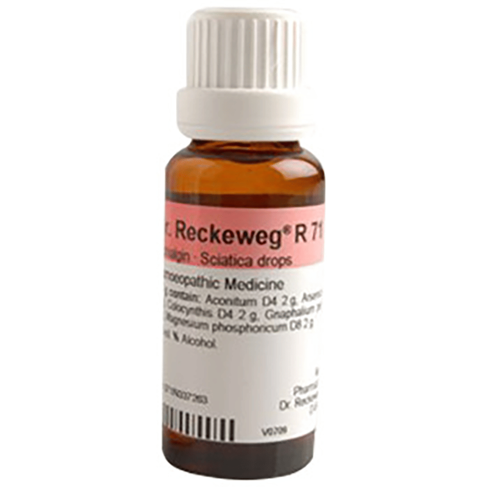 Dr. Reckeweg R71 Sciatica Drop | For Pain Relief bottle of 22 ml Drop Dr. Reckeweg R71 Sciatica Drop | For Pain Relief bottle of 22 ml Drop