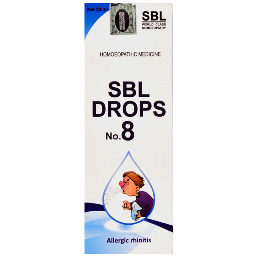 SBL Drops No. 8 ( For Allergic Rhinitis) bottle of 30 ml Drop