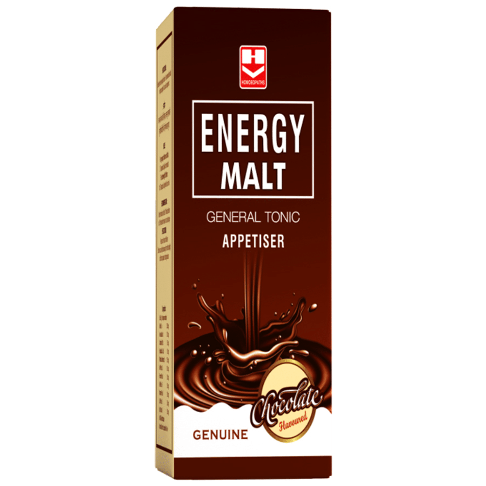 Homeopaths Energy Malt General Tonic Chocolate bottle of 450 gm Tonic