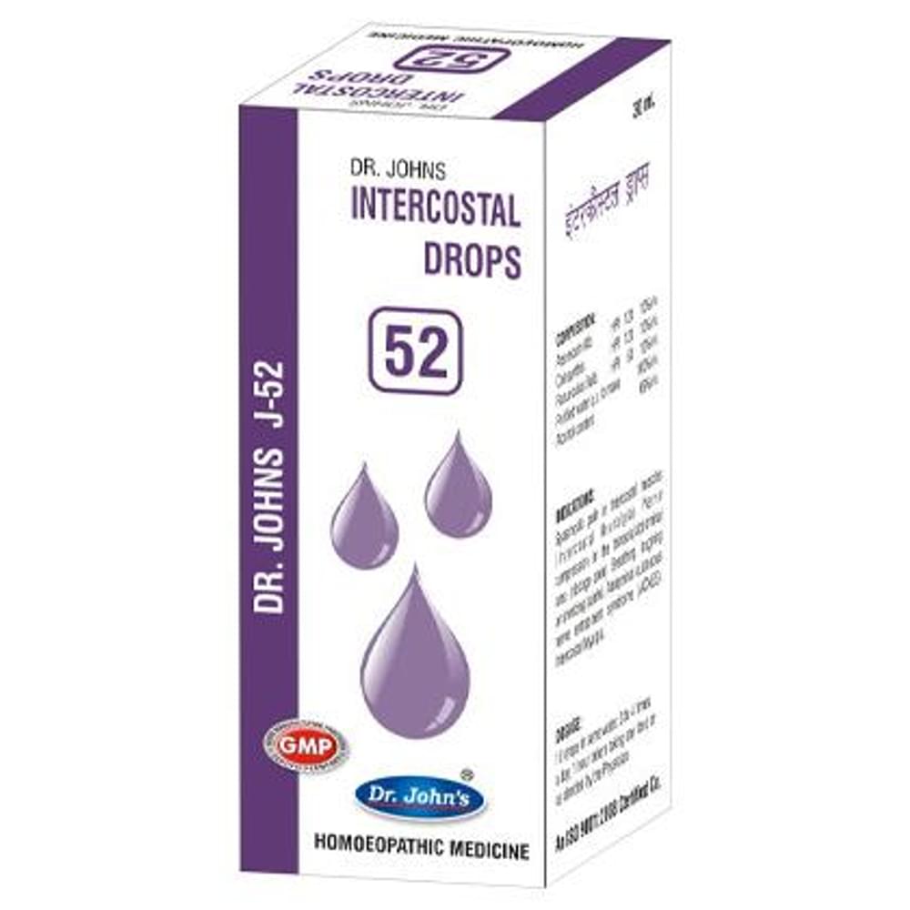 Dr. Johns J-52 Intercostal Drop bottle of 30 ml Drop Dr. Johns J-52 Intercostal Drop bottle of 30 ml Drop