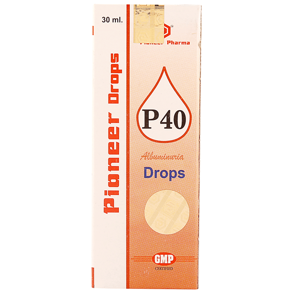 Pioneer Pharma P40 Albuminuria Drop bottle of 30 ml Drop