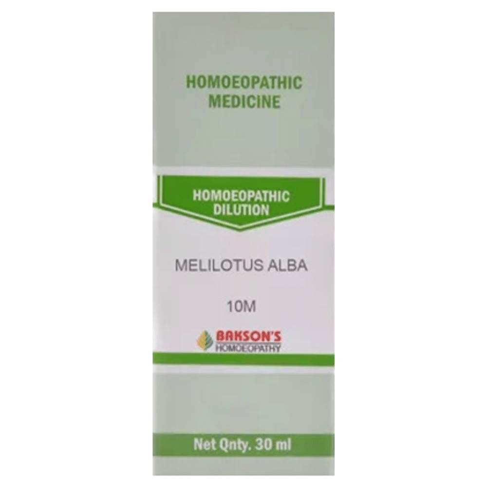 Bakson's Homeopathy Melilotus Alba Dilution 10M bottle of 30 ml Dilution