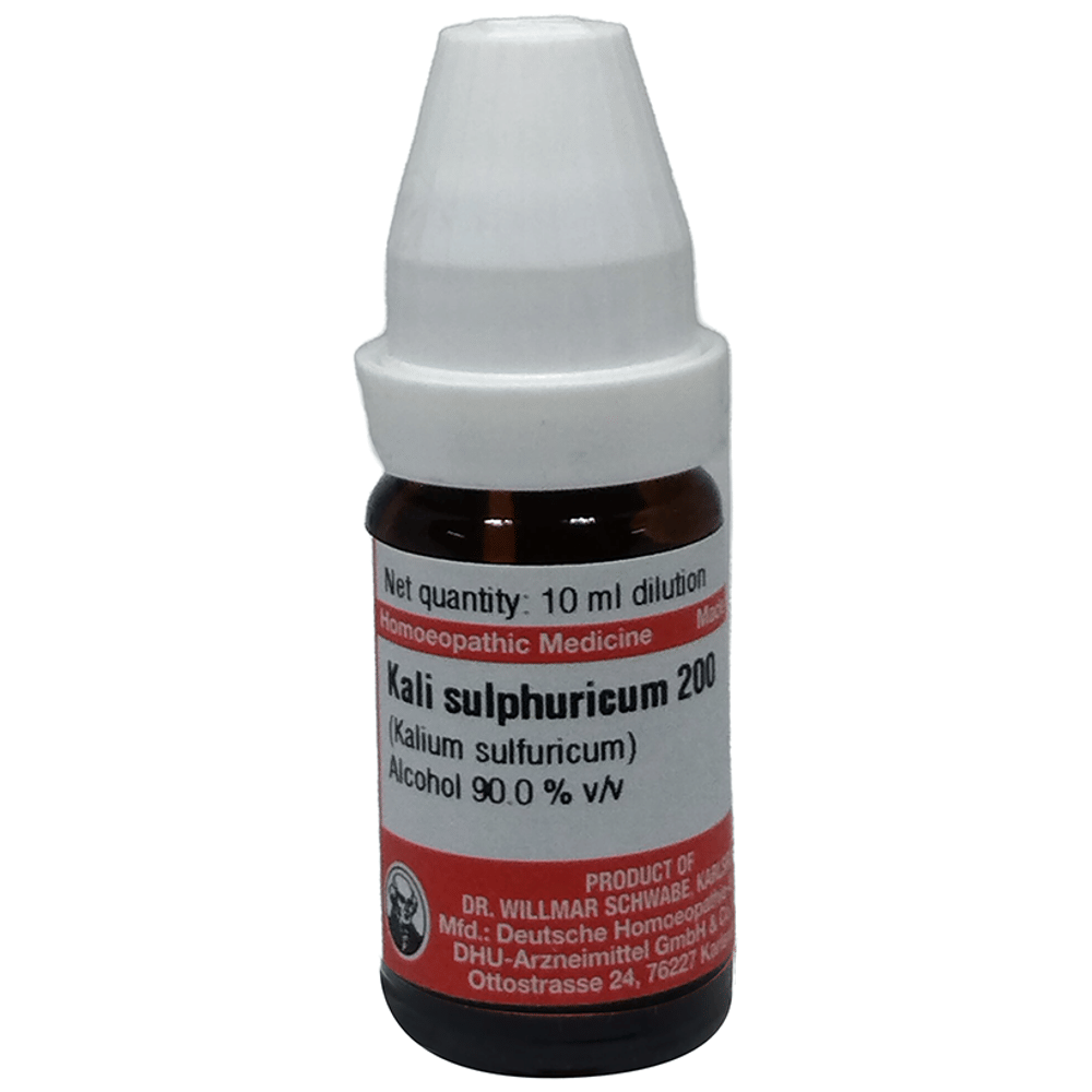 Dr Willmar Schwabe Germany Kali Sulphuricum Dilution 200 bottle of 10 ml Dilution