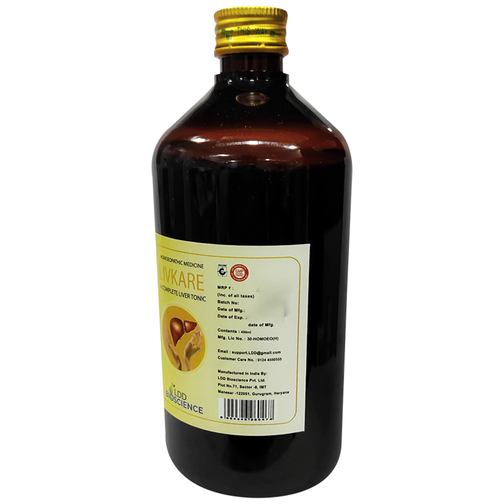 LDD Bioscience Livkare Tonic bottle of 450 ml Tonic