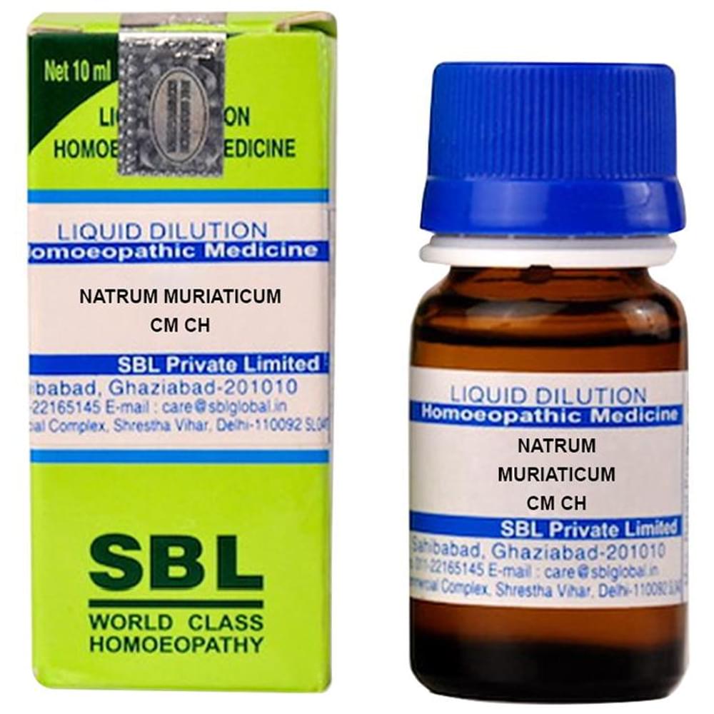 SBL Natrum Muriaticum Dilution CM CH bottle of 10 ml Dilution
