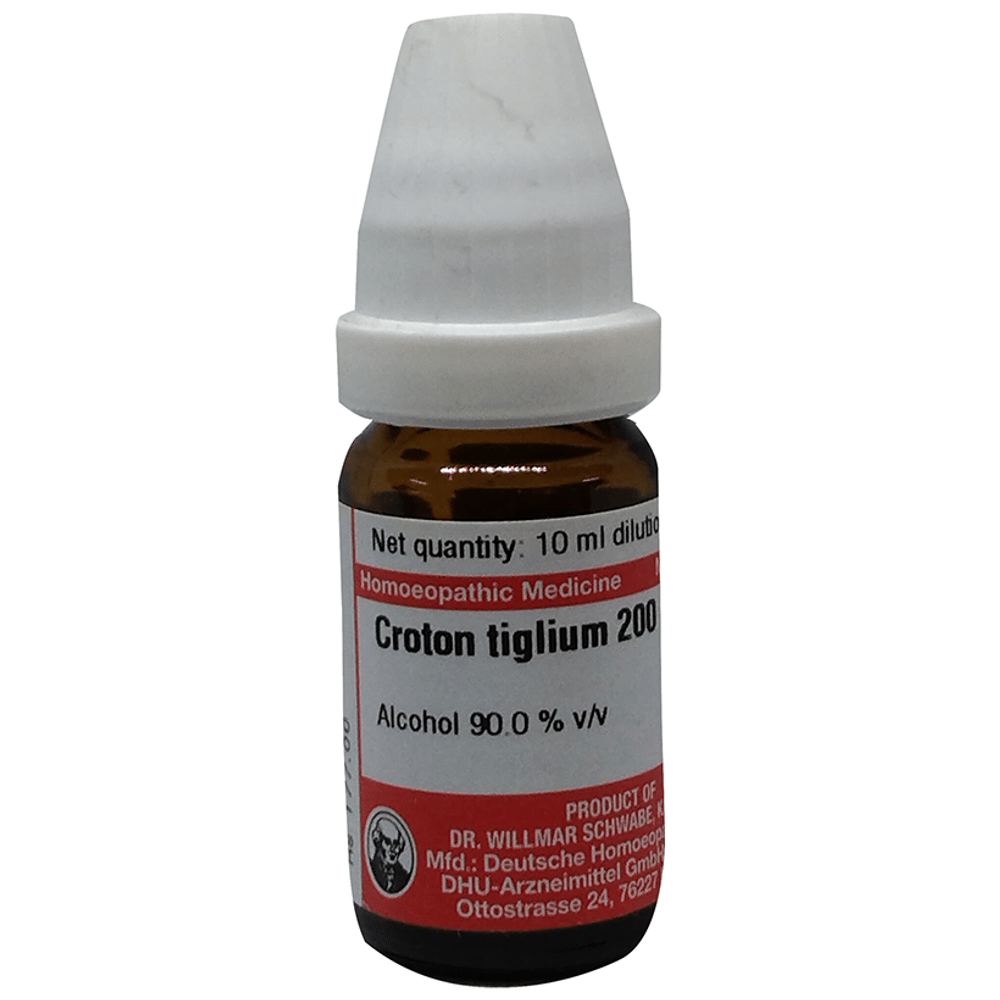 Dr Willmar Schwabe Germany Croton Tiglium Dilution 200 bottle of 10 ml Dilution
