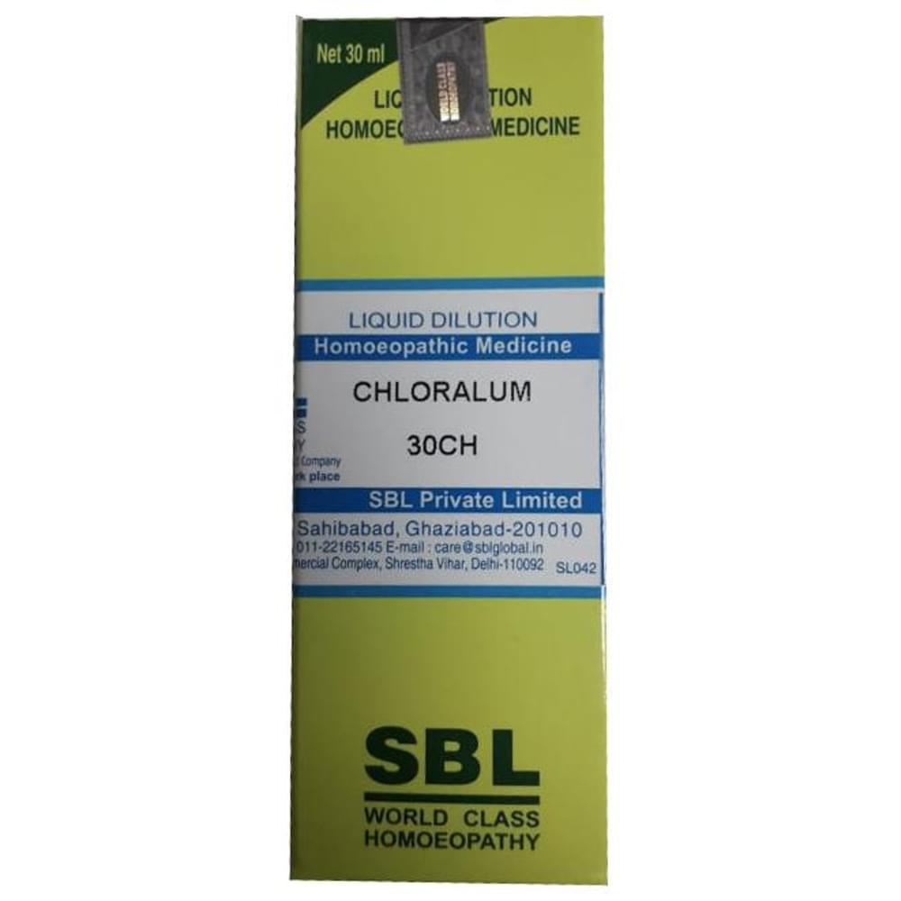 SBL Chloralum Dilution 30 CH bottle of 30 ml Dilution SBL Chloralum Dilution 30 CH bottle of 30 ml Dilution