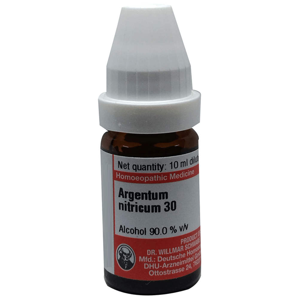 Dr Willmar Schwabe Germany Argentum Nitricum Dilution 30 bottle of 10 ml Dilution